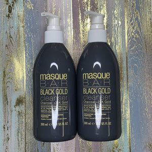 2 Masque BAR Black Gold Cleanser Charcoal + Gold